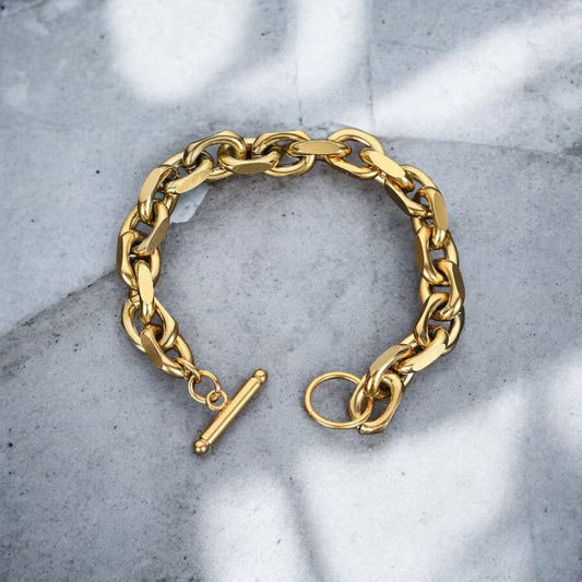 Chunky Statement Bracelet - GOLD