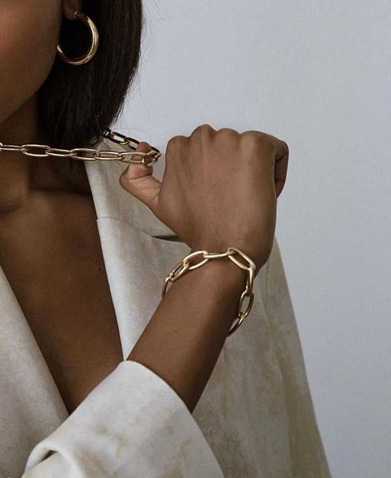 Chunky Statement Bracelet - GOLD