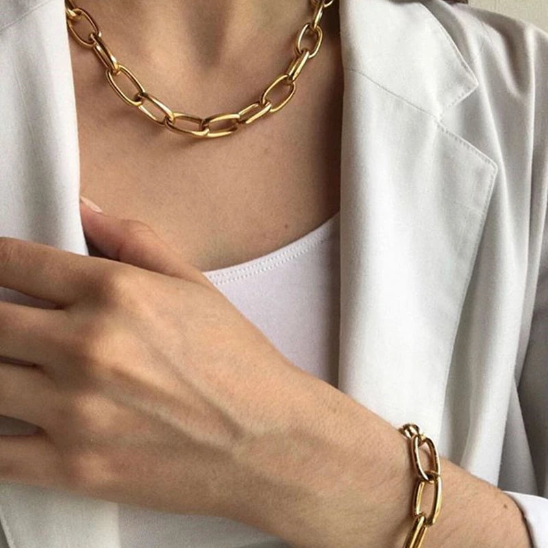 Chunky Statement Bracelet - GOLD