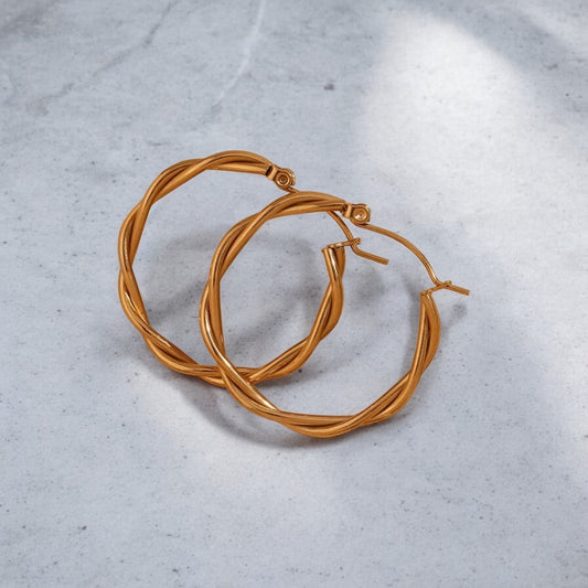 ETHEREAL HOOP - GOLD