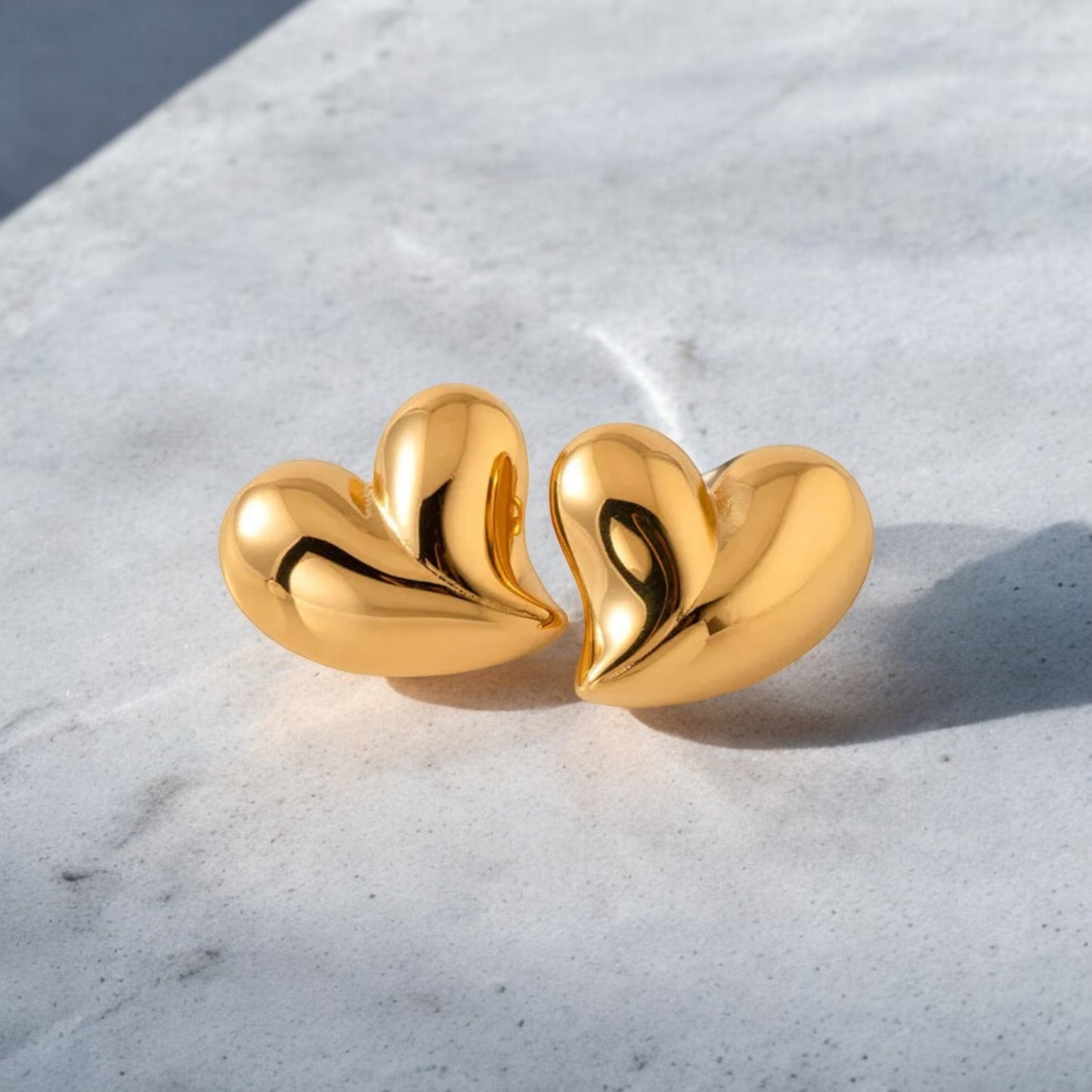 Stainless Steel Heart-Shaped - GOLD