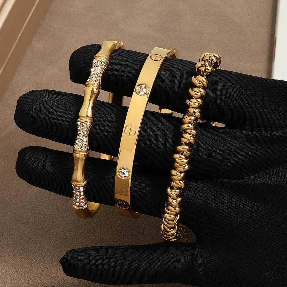 BONE BRACELET - GOLD