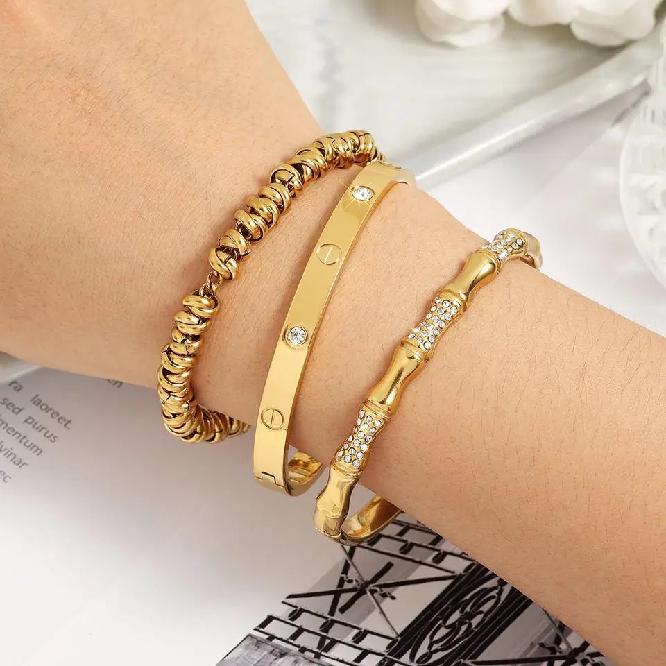 BONE BRACELET - GOLD